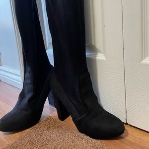 4" Steve Madden Over the Knee chunk boot